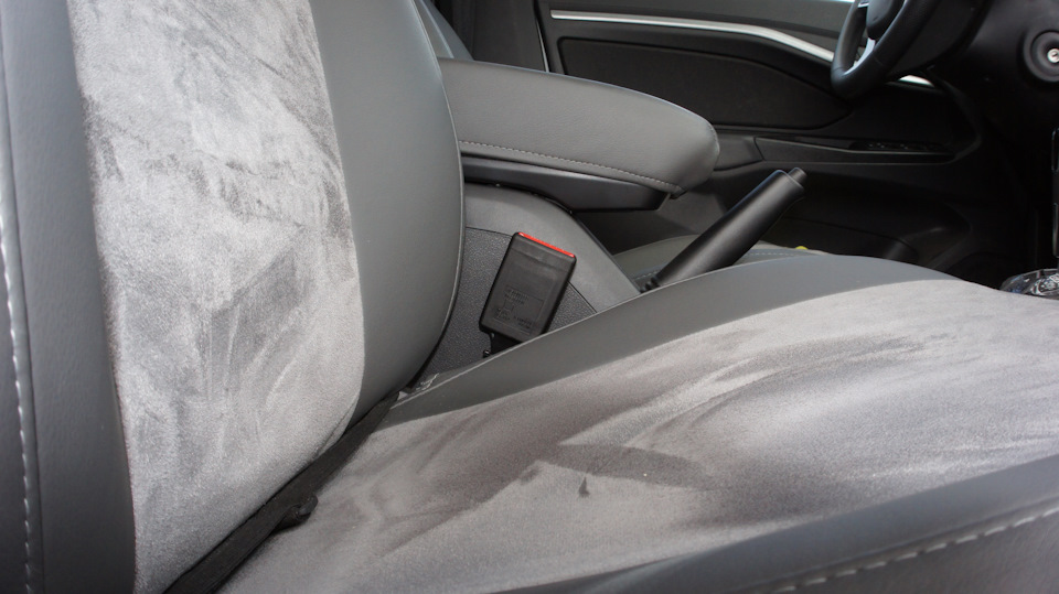 Пассажирский замок ремня безопасности после удлинения — Lada Vesta SW (1G)