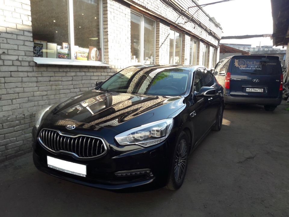 Kia Quoris. Тормозные диски больше не бьют! — JBT Brake System на DRIVE2