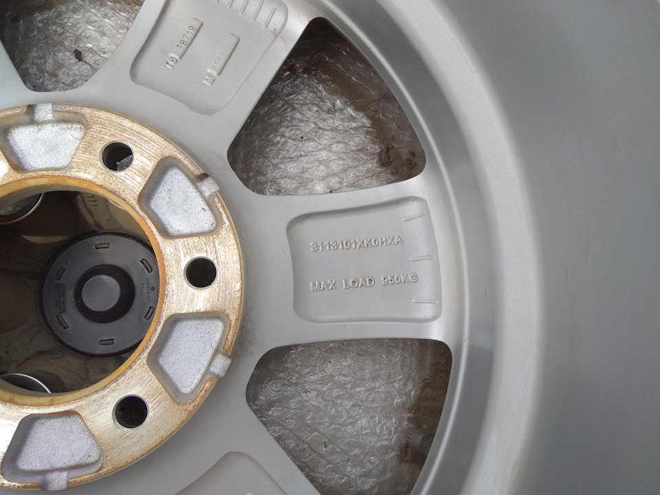 Параметры штатных дисков — Derways Hower H5, 2 л, 2018 года ...