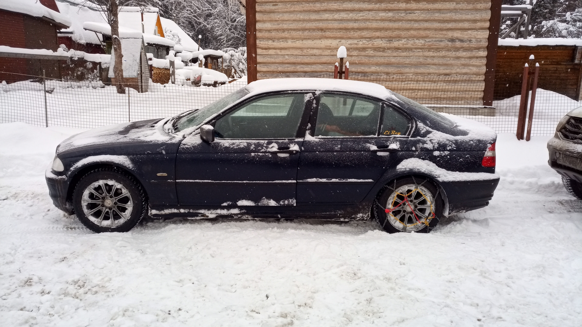 Задний привод зимой и цепи на колеса, записки джипера — BMW 3 series (E46),  1,9 л, 1999 года | наблюдение | DRIVE2