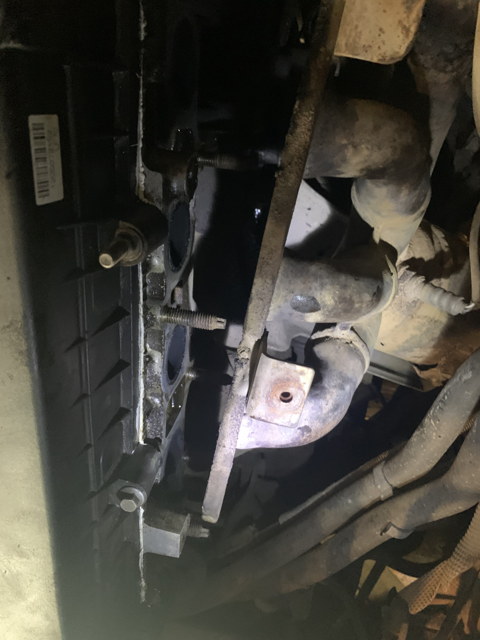 Замена прокладки выпускного коллектора LF-DE — Mazda 3 (1G) BK, 2 л ...