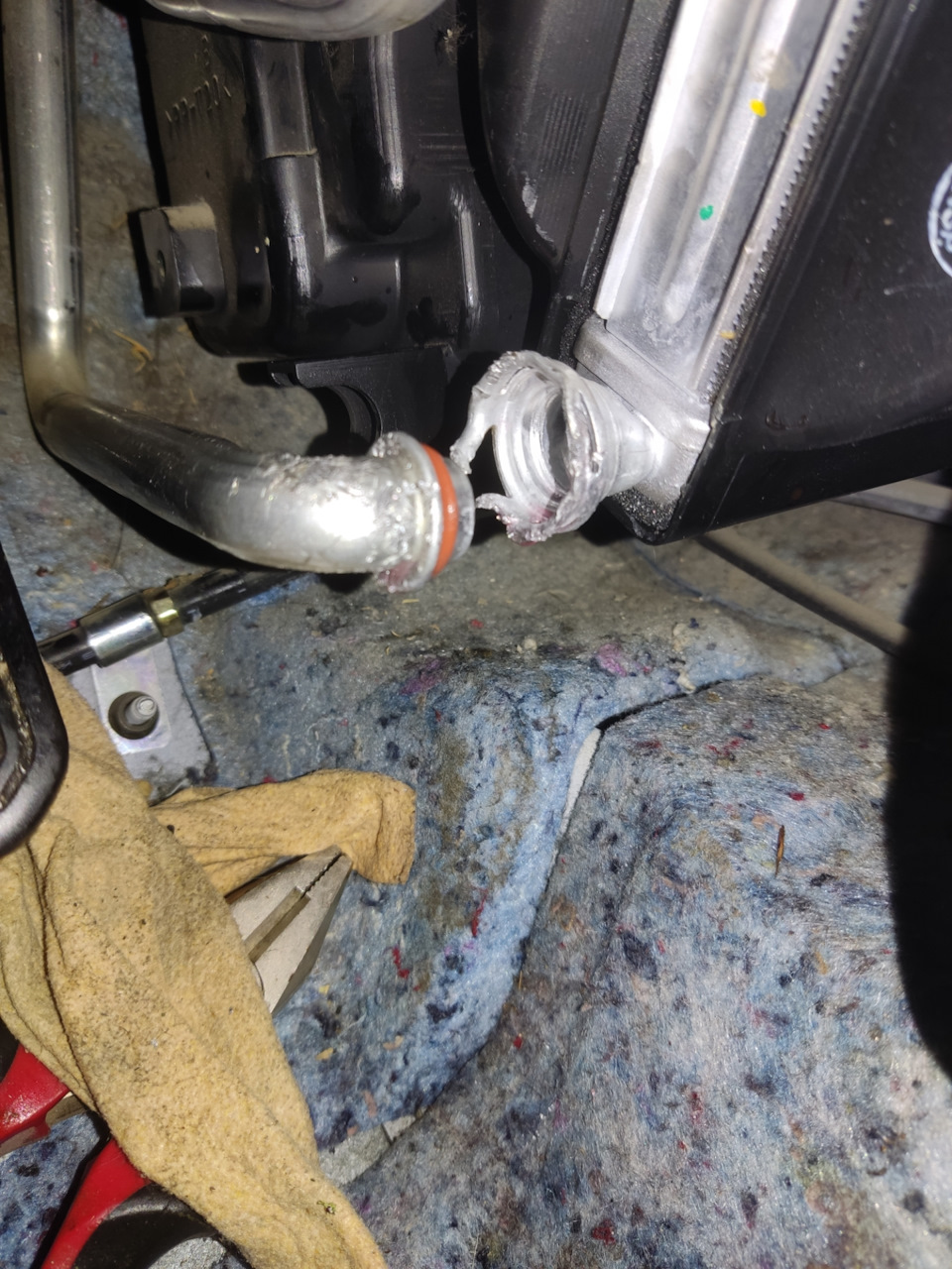 Радиатор печки — Toyota Camry (XV30), 2,4 л., 2004 года | поломка | DRIVE2