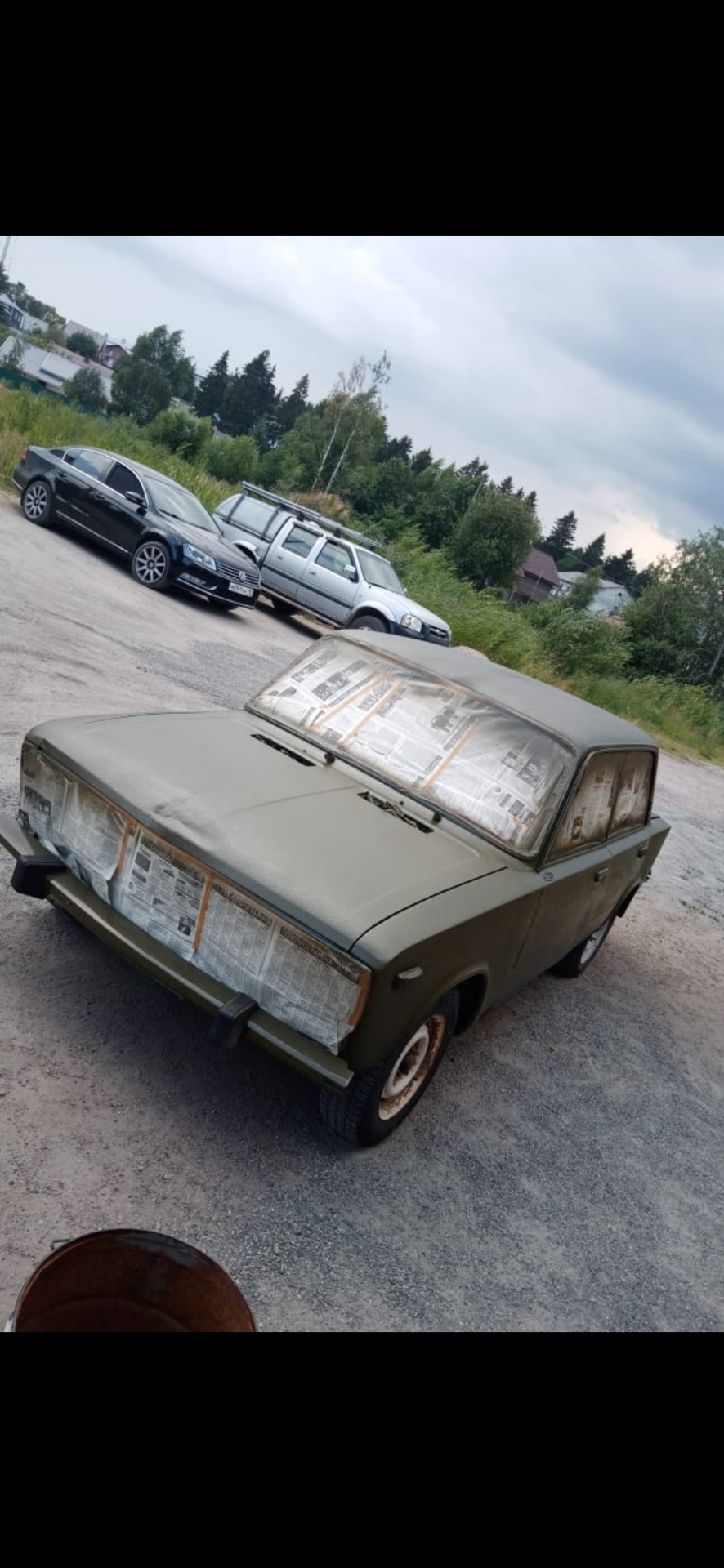 Покраска в цвет хаки — Lada 21065, 1,5 л, 2003 года | стайлинг | DRIVE2