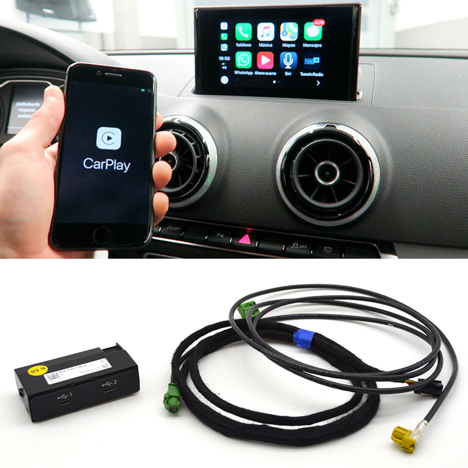 CarPlay (установка) — Audi A1 (2G), 2 л, 2019 года | электроника | DRIVE2