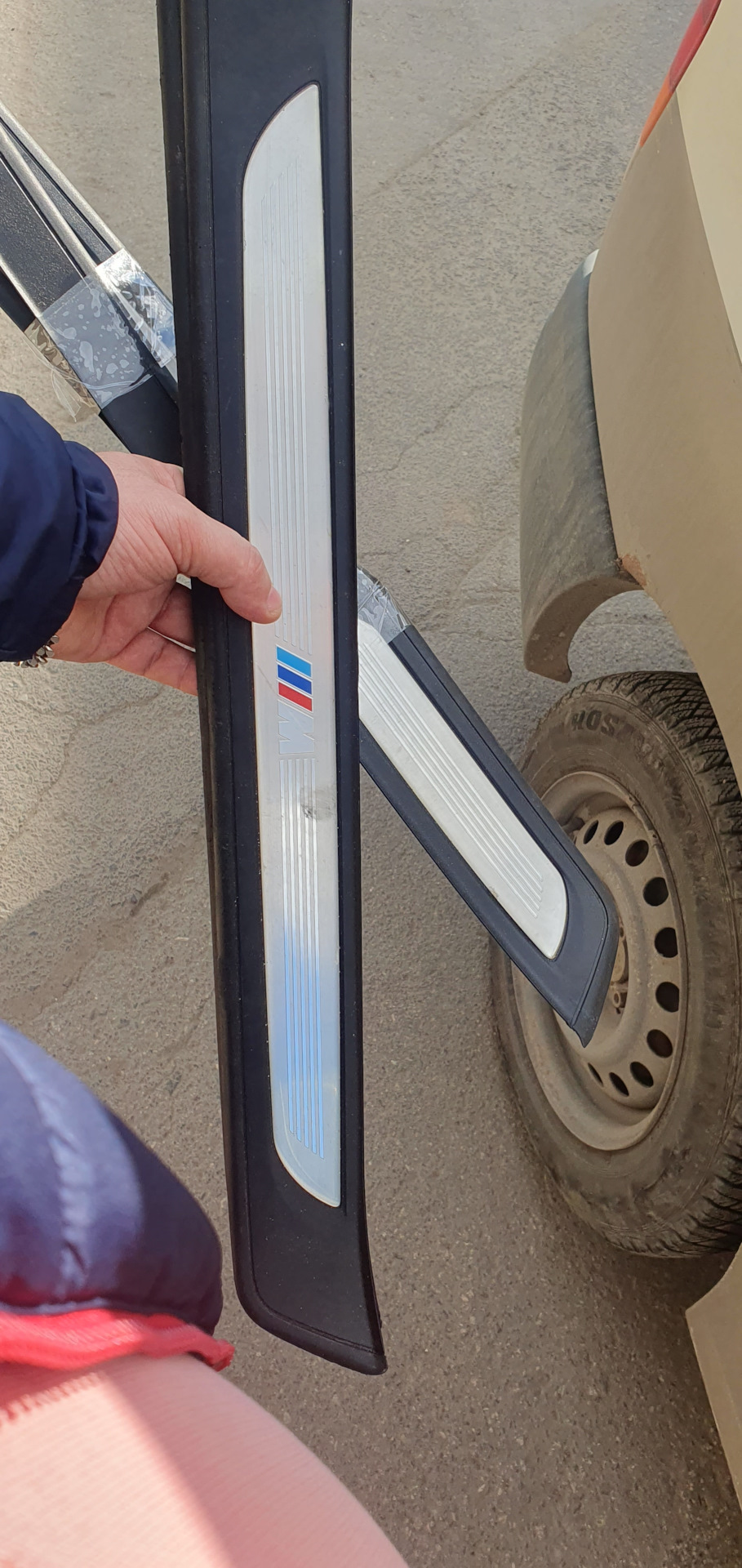 M-пак. накладки на пороги — BMW 3 series (E90), 2 л, 2005 года ...