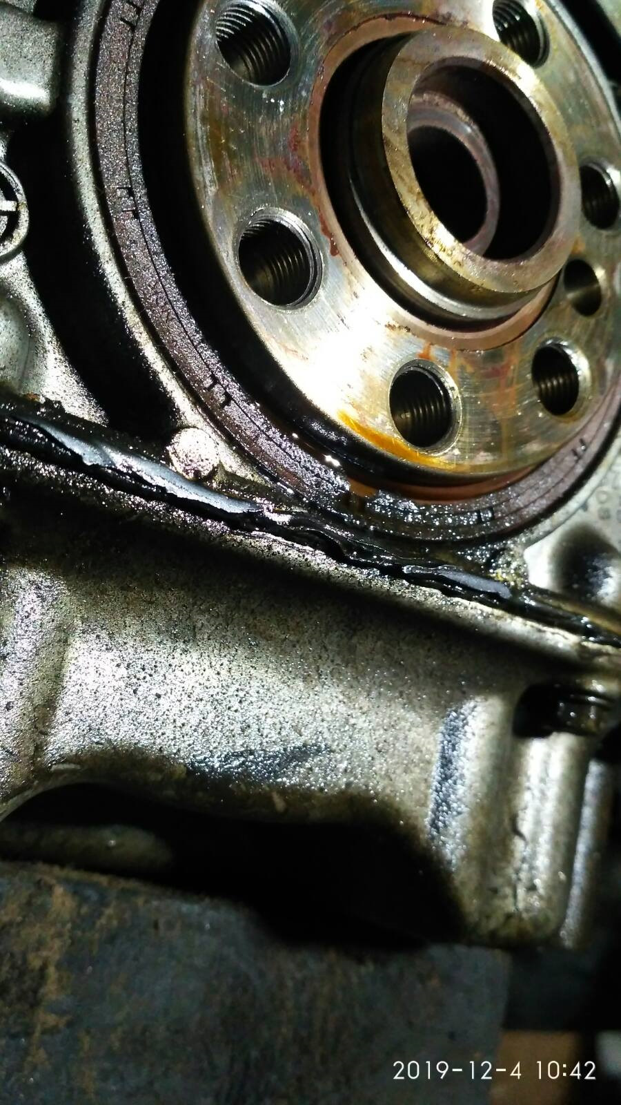 Замена заднего сальника коленвала, сальника гидротрансформатора ...