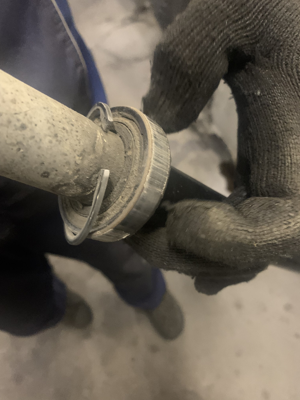 Замена промежуточного подшипника 4matic — Mercedes-Benz E-class (W212 ...