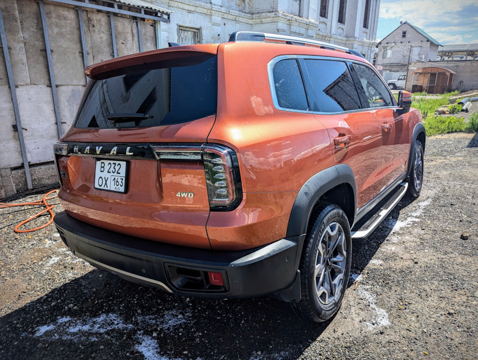 Haval Dargo после второй фазы мойки с шампунем A1 Bubble Gum от Leraton стал по-настоящему чистым — Haval Dargo