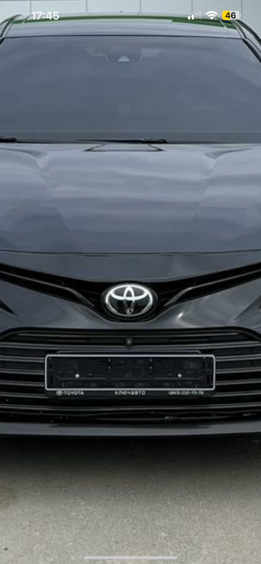 Рамки тойота — Toyota Camry (XV70), 2,5 л, 2019 года | просто так | DRIVE2