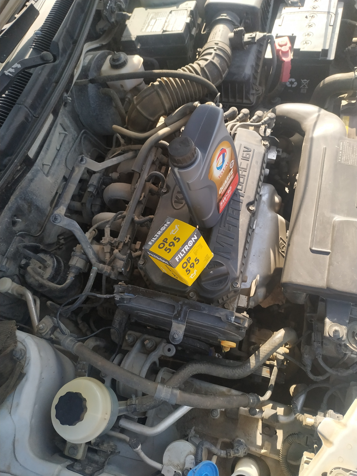 Замена масло — KIA Spectra, 1,6 л, 2008 года | расходники | DRIVE2