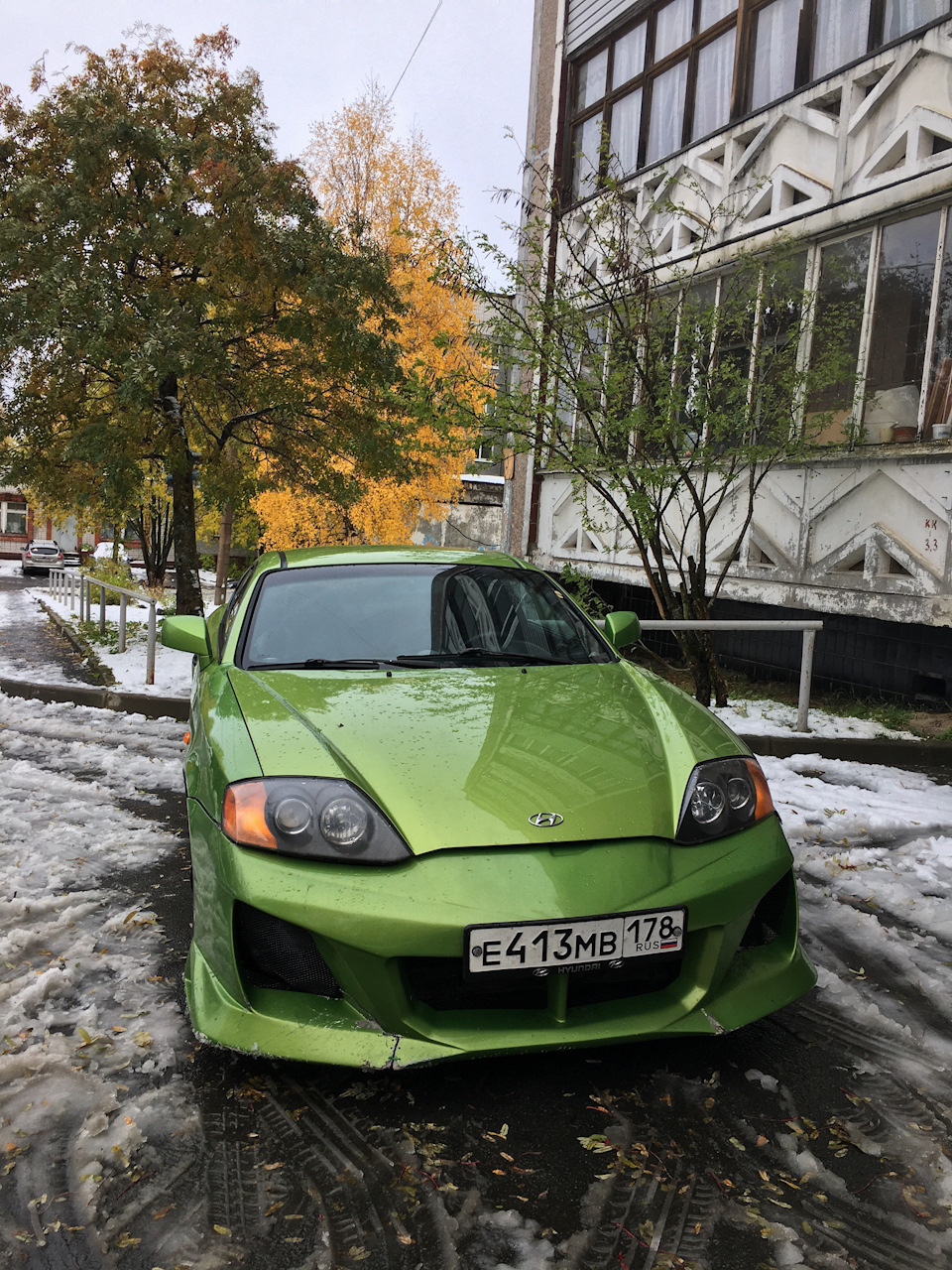 Крокодил поранил лапку или приключения в первый день зимы — Hyundai Coupe  (GK), 2,7 л, 2004 года | поломка | DRIVE2