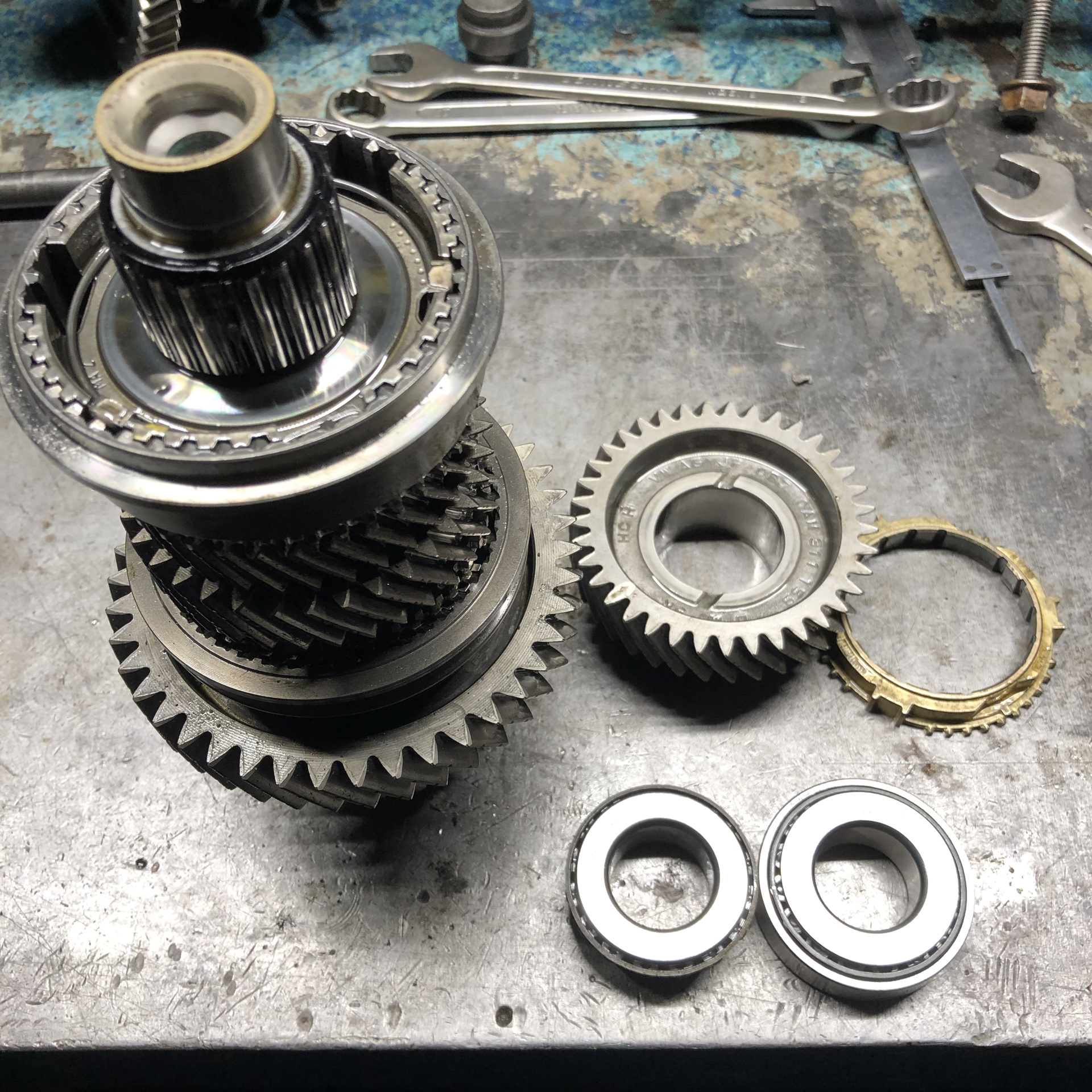 Замена всех подшипников DSG 7 — Volkswagen Golf Mk6, 1,4 л, 2012 года ...