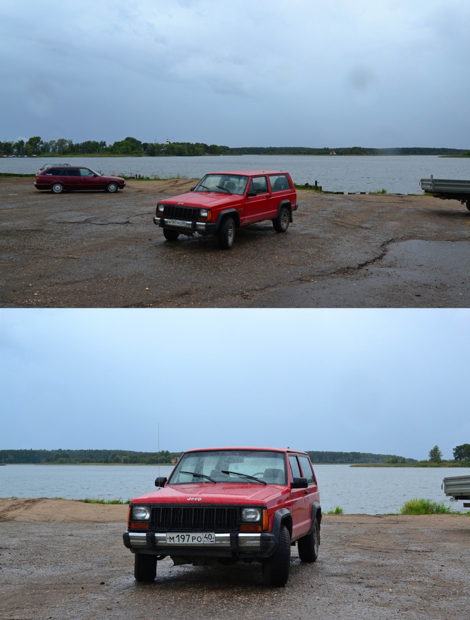 Селигерщина. 3. Новинка, Николо Рожок, Осташков — Jeep Cherokee (XJ), 2,5  л, 1992 года | путешествие | DRIVE2