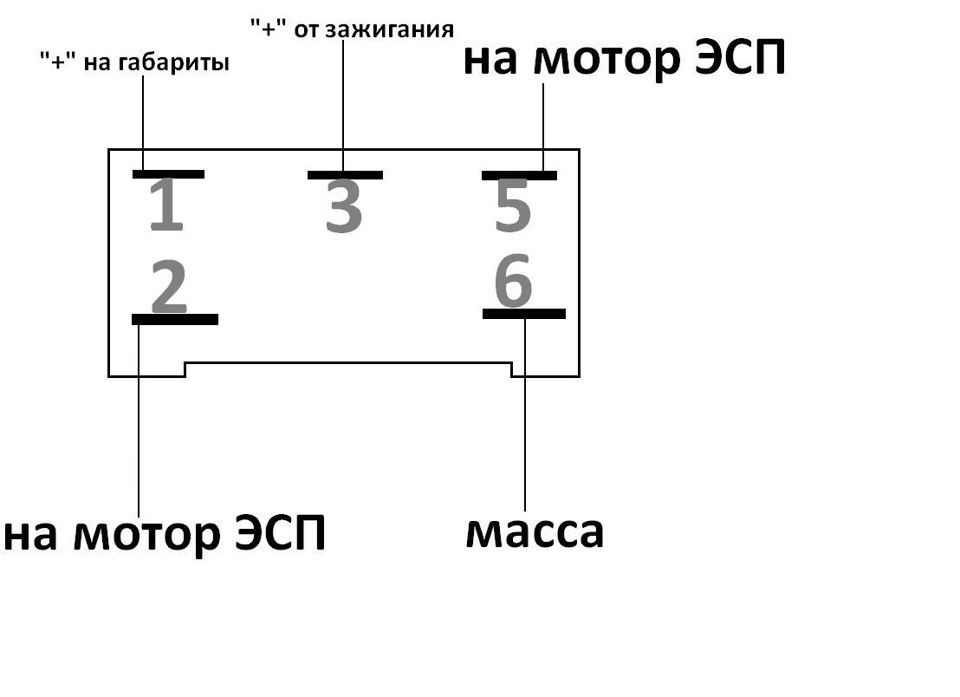 Схема подключения стеклоподъемников газель 1 кнопка