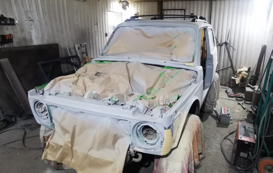 Установка рейлингов на крышу — Lada 4x4 3D, 2,1 л, 2008 года | стайлинг ...