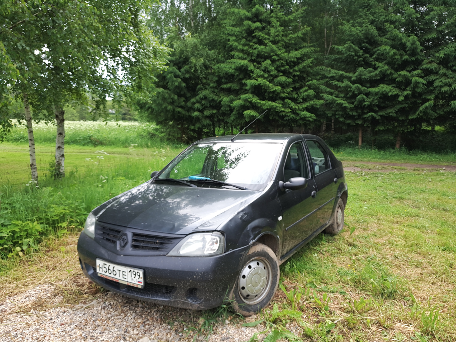 Маленький Рено — Renault Logan (1G), 1,6 л, 2009 года | наблюдение | DRIVE2