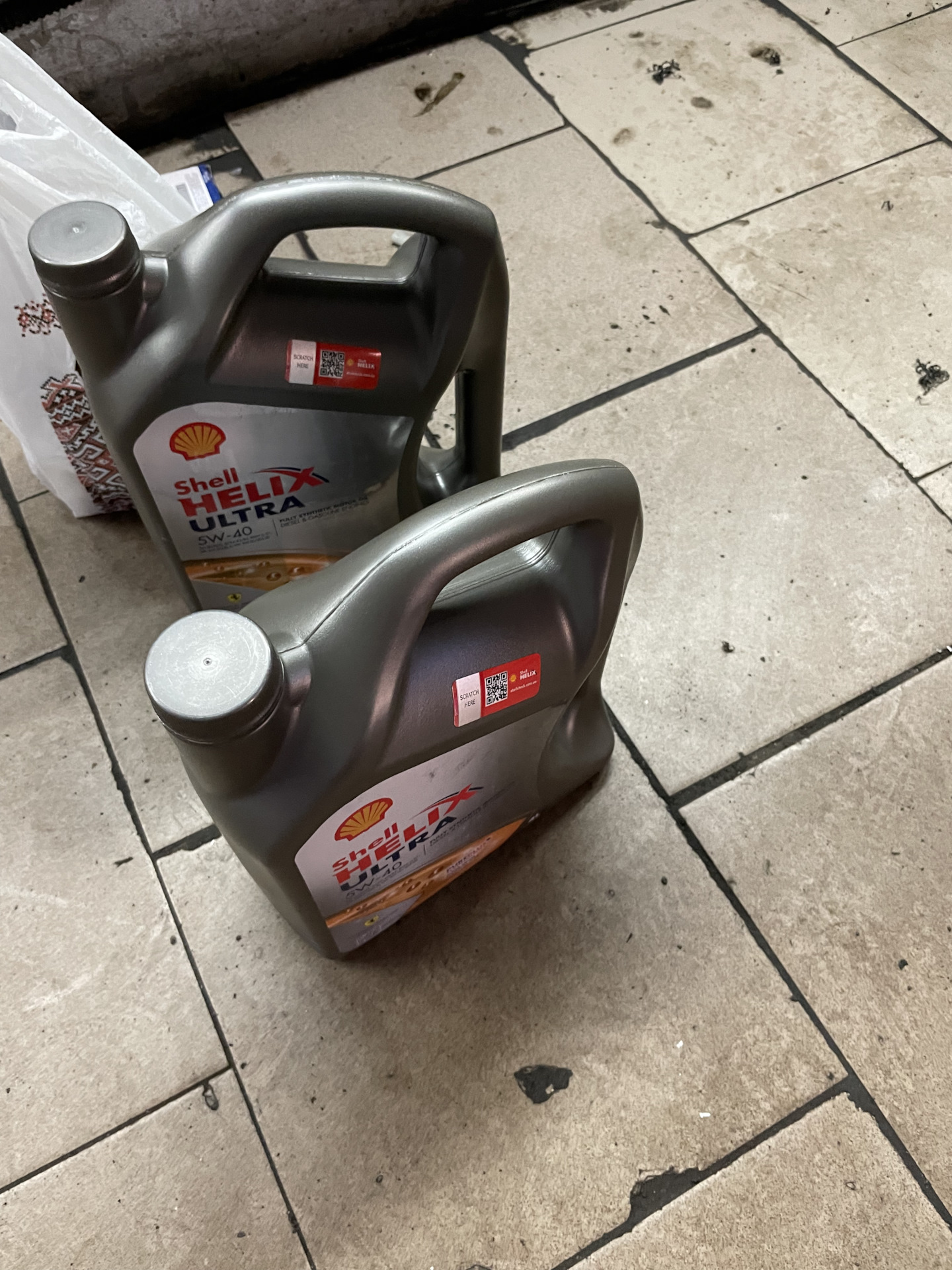 Моторное масло Shell Helix Ultra 5W-40 — Hyundai Sonata V (NF), 2,4 л ...