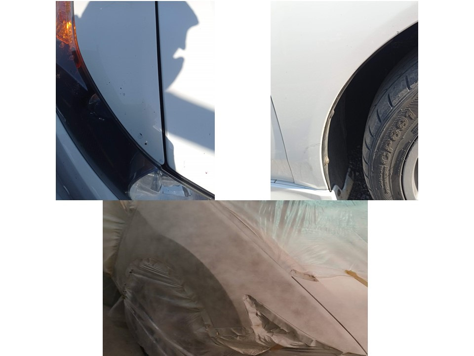 1. Переднее правое крыло. — Honda Accord (8G)