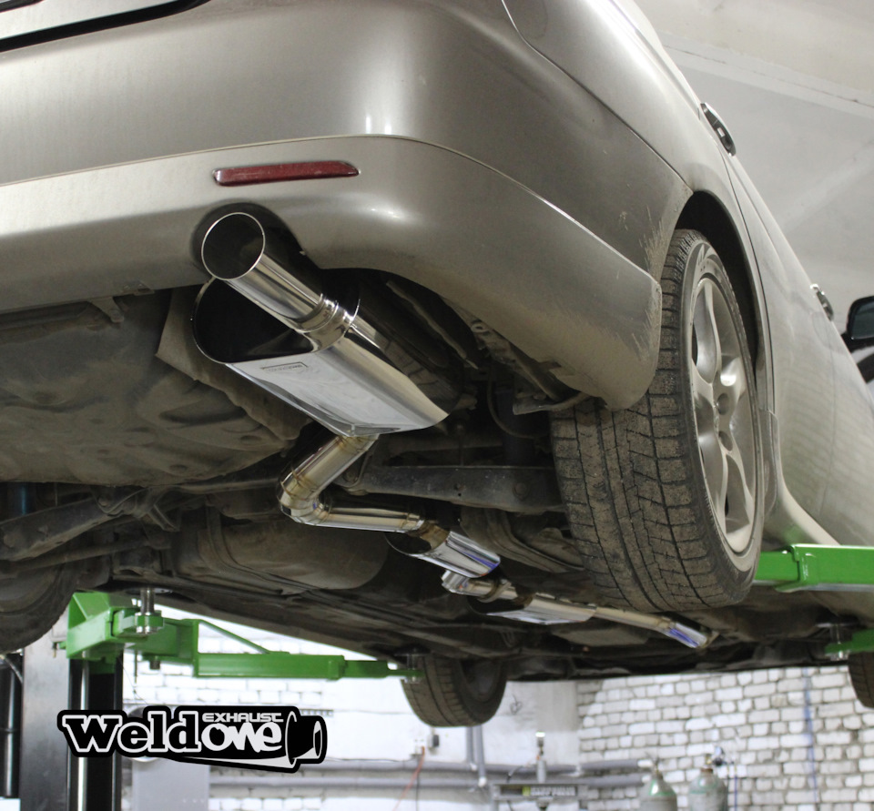 Тихий и производительный выхлоп для Toyota Verossa JZX110 — WELDone exhaust  на DRIVE2