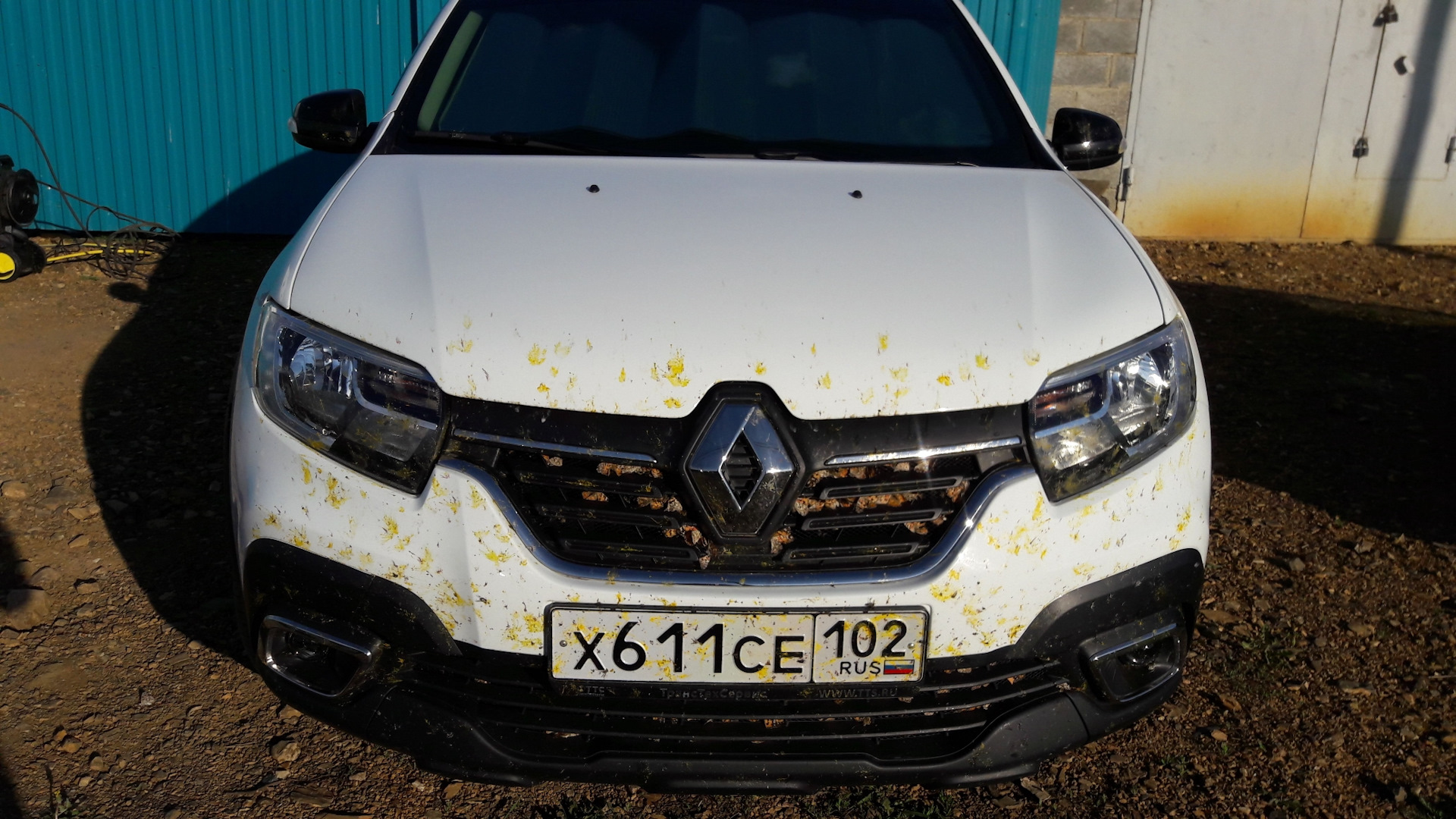 Бампер renault logan stepway