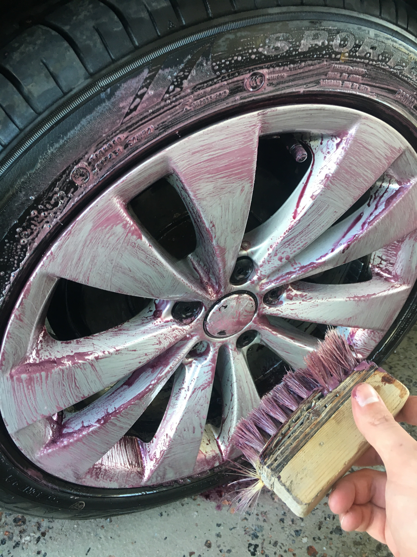 Чистка дисков . — Volkswagen Passat B6, 1,8 л, 2008 года | другое | DRIVE2