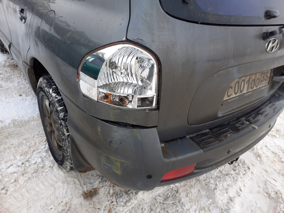 Задний отражатель для Hyundai Santa Fe Santafe 2,4 T 2,7 T 2006 - 2010 2011 2012