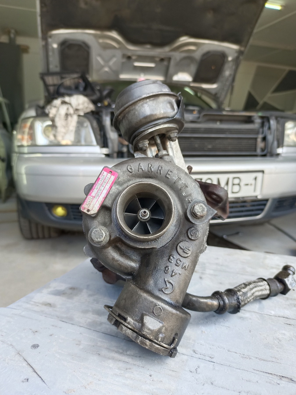 Чистка геометрии турбины — Audi A8 (D2), 1,9 л, 1999 года | своими ...