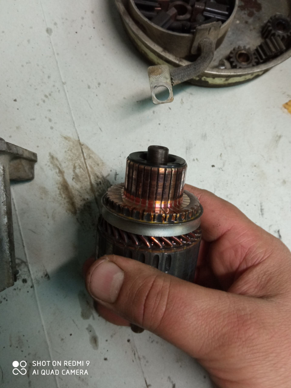 Замена стартера — Mitsubishi Pajero Pinin, 2 л, 2004 года | своими ...