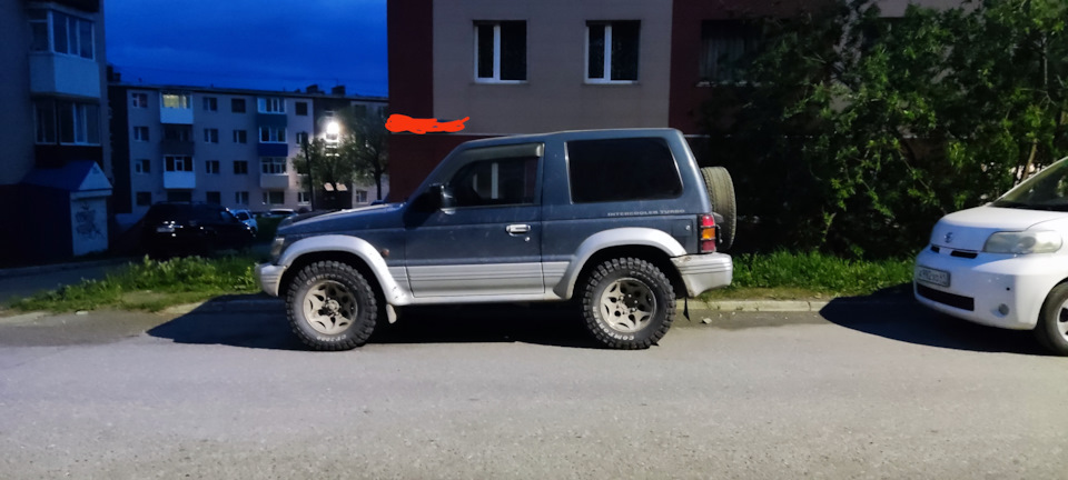 Бюджетный лифт — Mitsubishi Pajero (2G), 2,5 л, 1992 года | тюнинг | DRIVE2