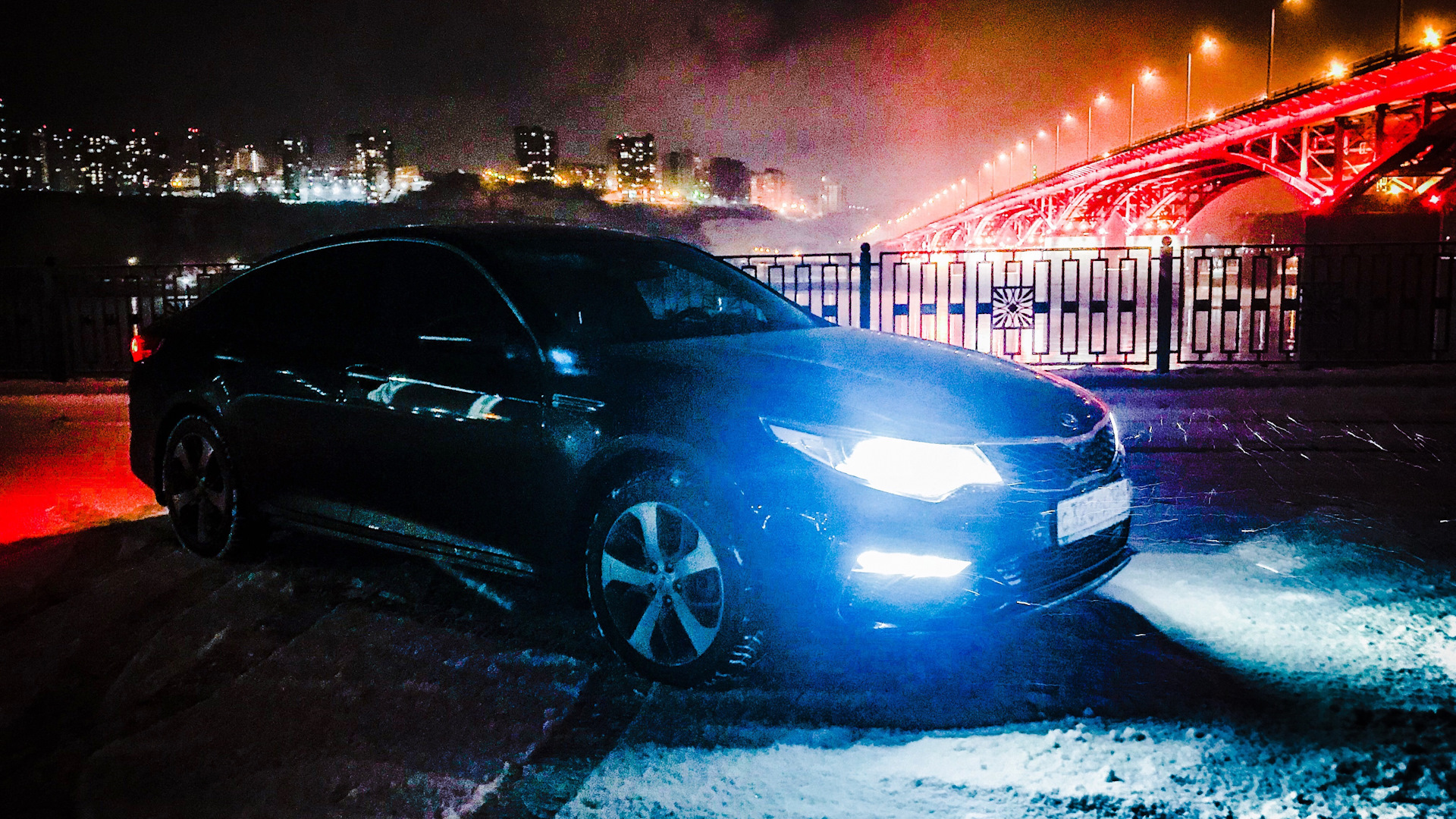 Kia Optima 2022 зима