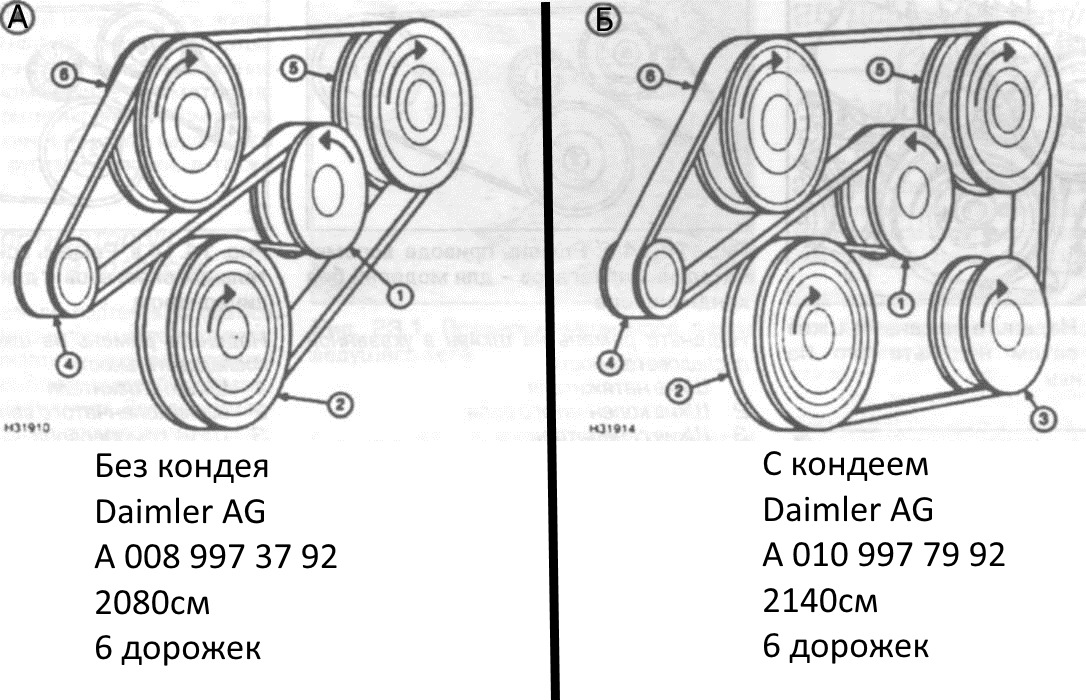 Ом642 схема приводного ремня