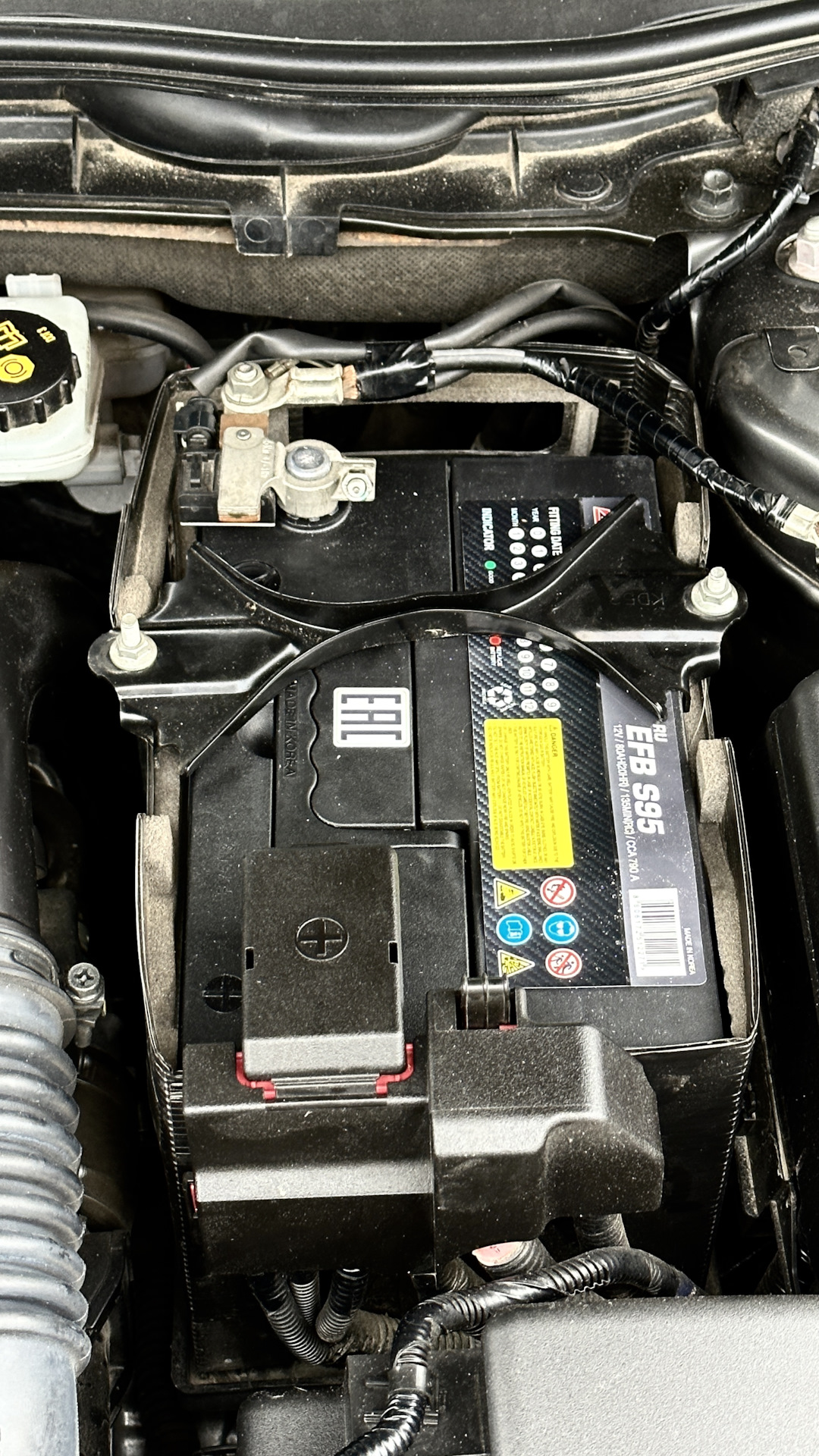Новый аккумулятор . i-stop и парктроники — Mazda 6 (3G) GJ, 2,2 л, 2018 ...