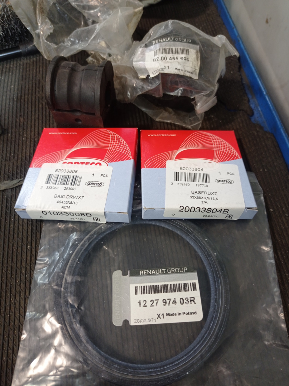 122797403R Сальник зад коленвала RENAULT | Запчасти на DRIVE2