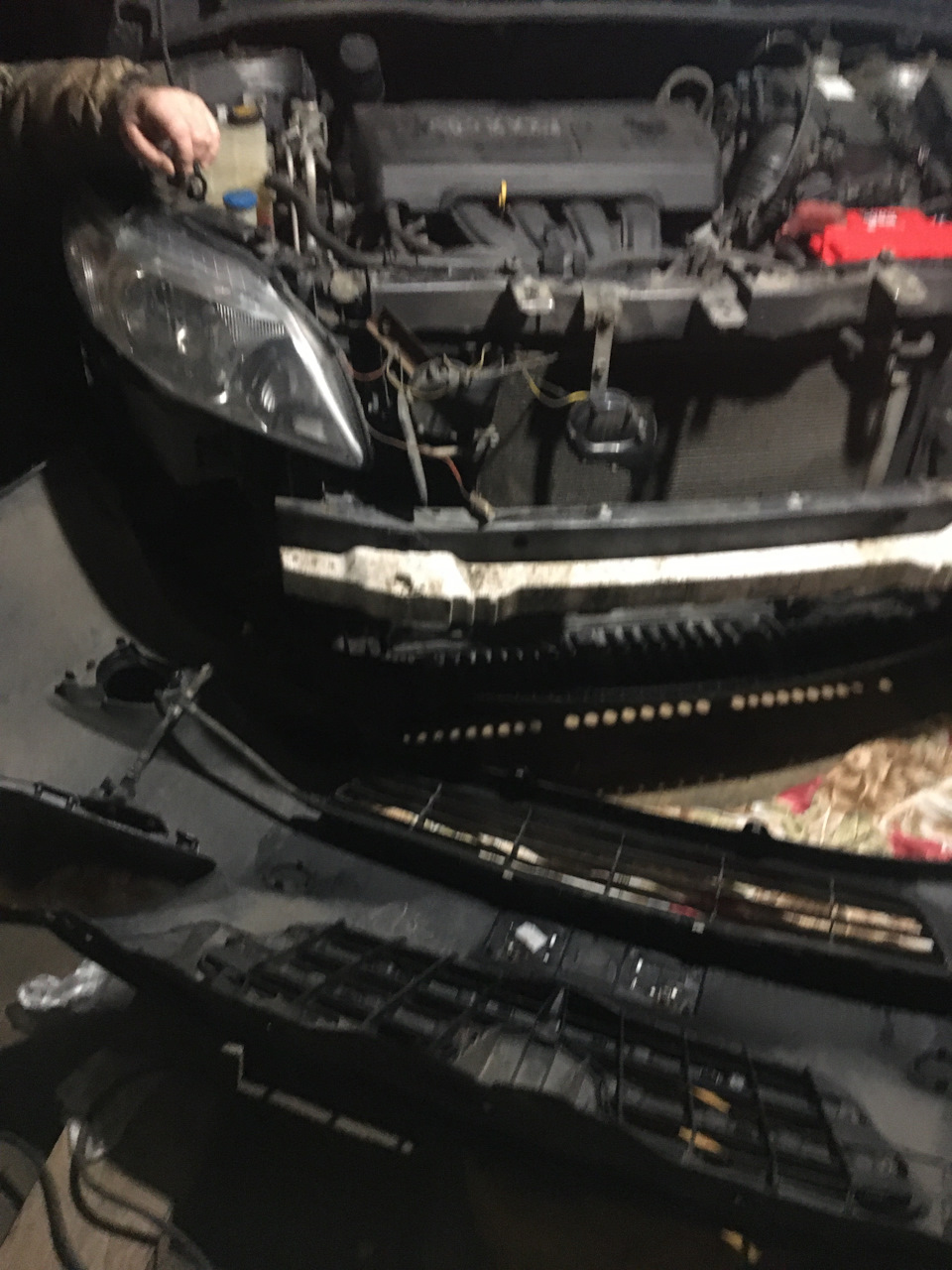 Установка ПТФ — Toyota Corolla (140/150), 1,4 л, 2008 года | аксессуары ...