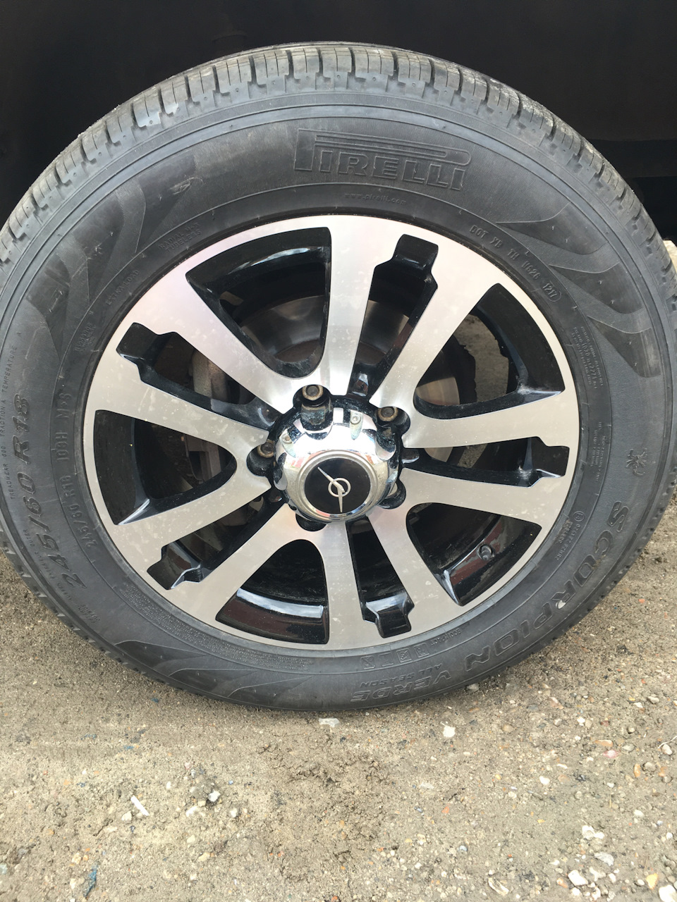 Шины Pirelli 245/60 R18. Диски Сахара. — УАЗ Patriot, 2,7 л, 2015 года ...