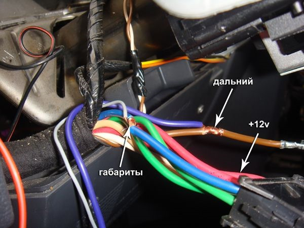 распиновка заднего фонаря логан 2