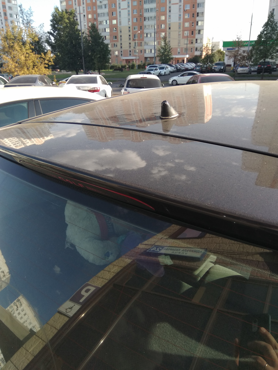 Как снять антенну на гольфе