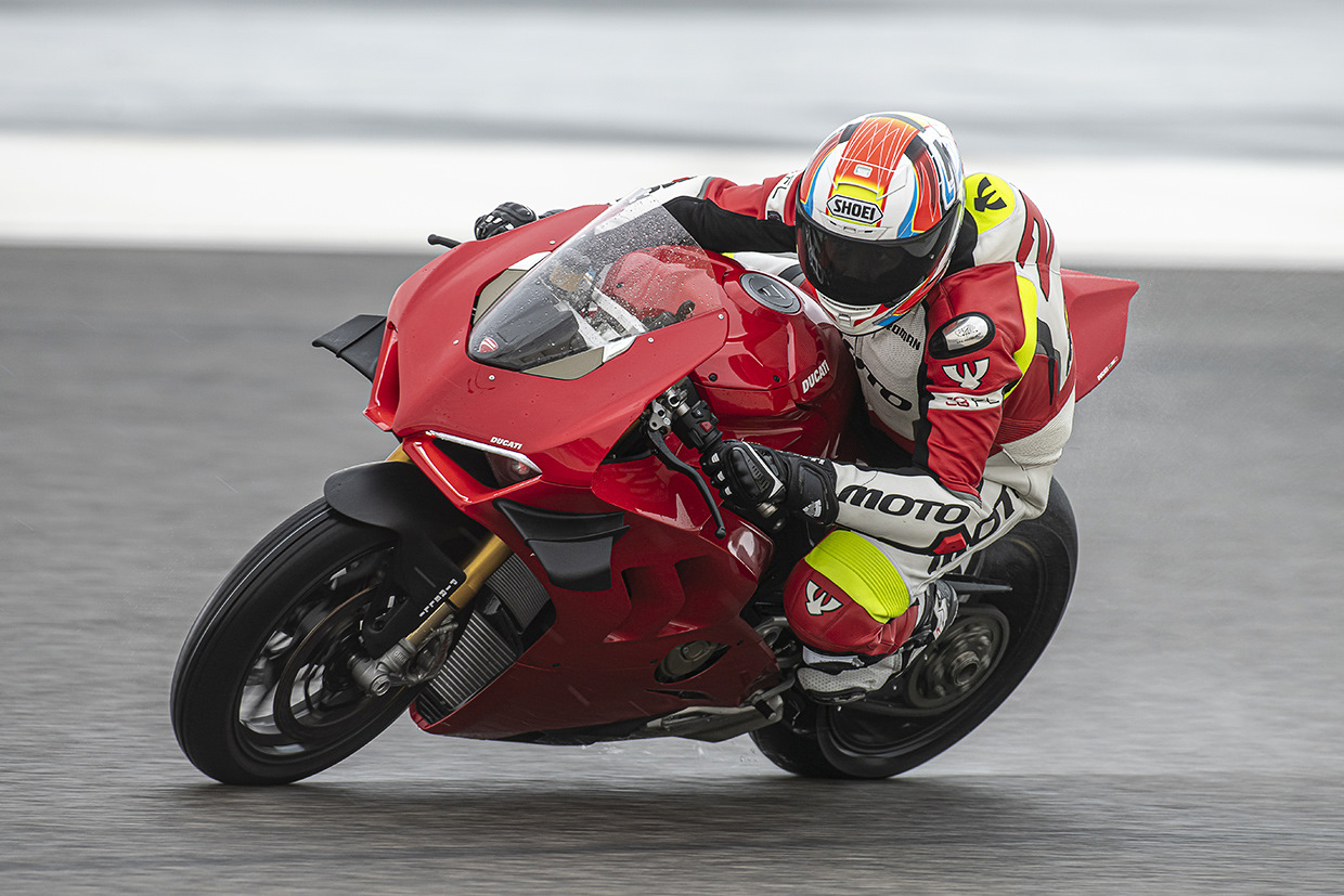 Ducati Panigale and girl