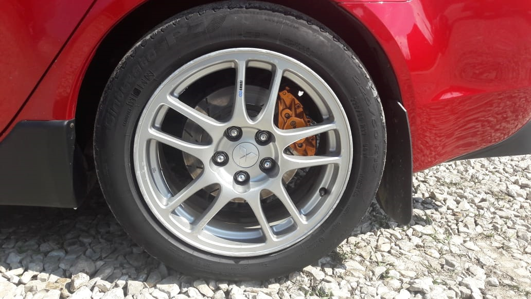 Колеса на лето 2019г., энкей эво 9 с шинами пирелли — Mitsubishi Lancer ...