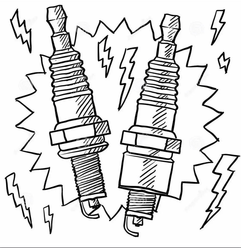 Свеча зажигания рисунок