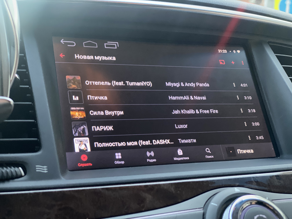 Установка блока на Android — Infiniti QX56 (2G), 5,6 л, 2013 года ...