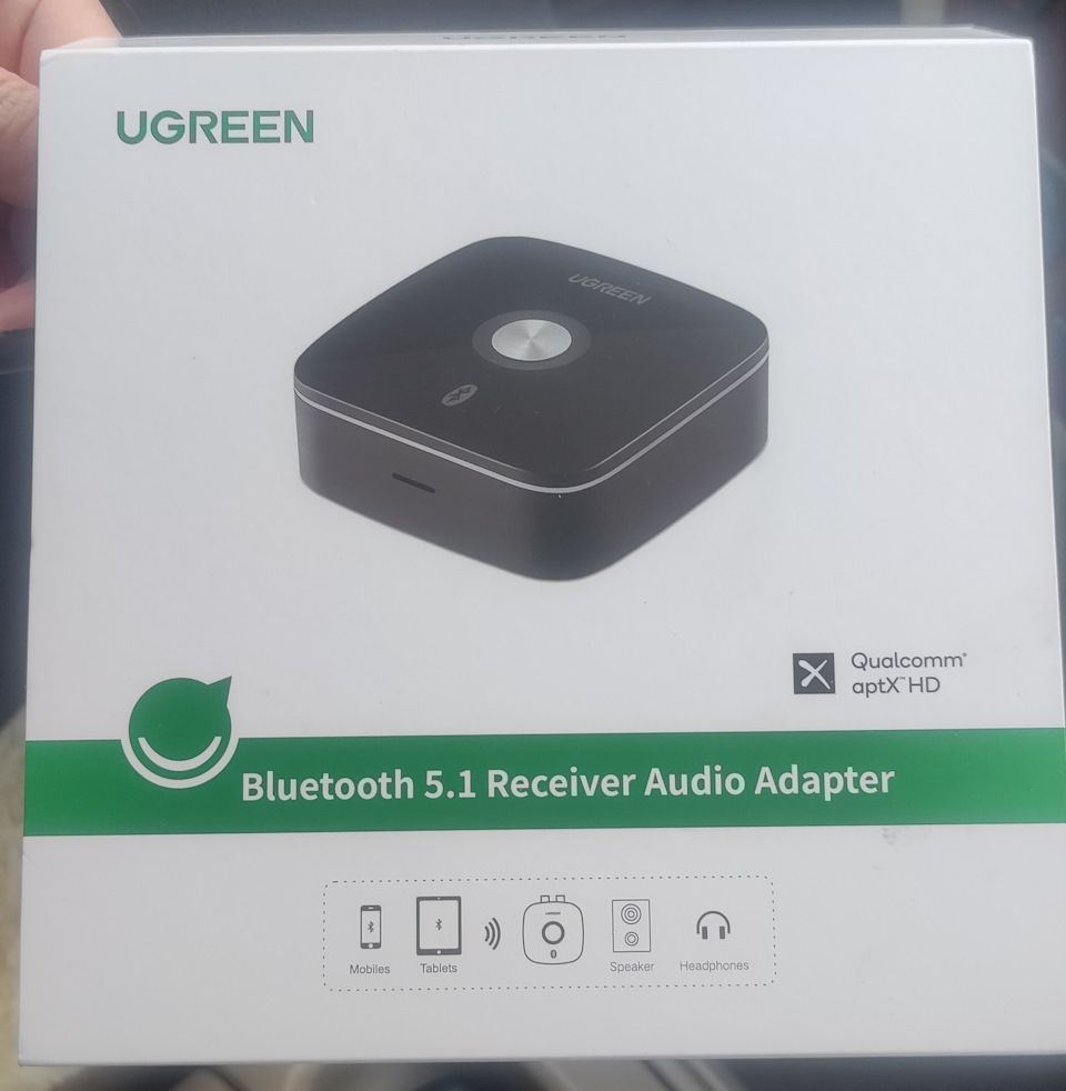 Приобрёл Блютус адаптер Ugreen bluetooth 5.1 40759. Музыка заиграла по  новому! — Toyota Vista (50), 1,8 л, 2000 года | автозвук | DRIVE2