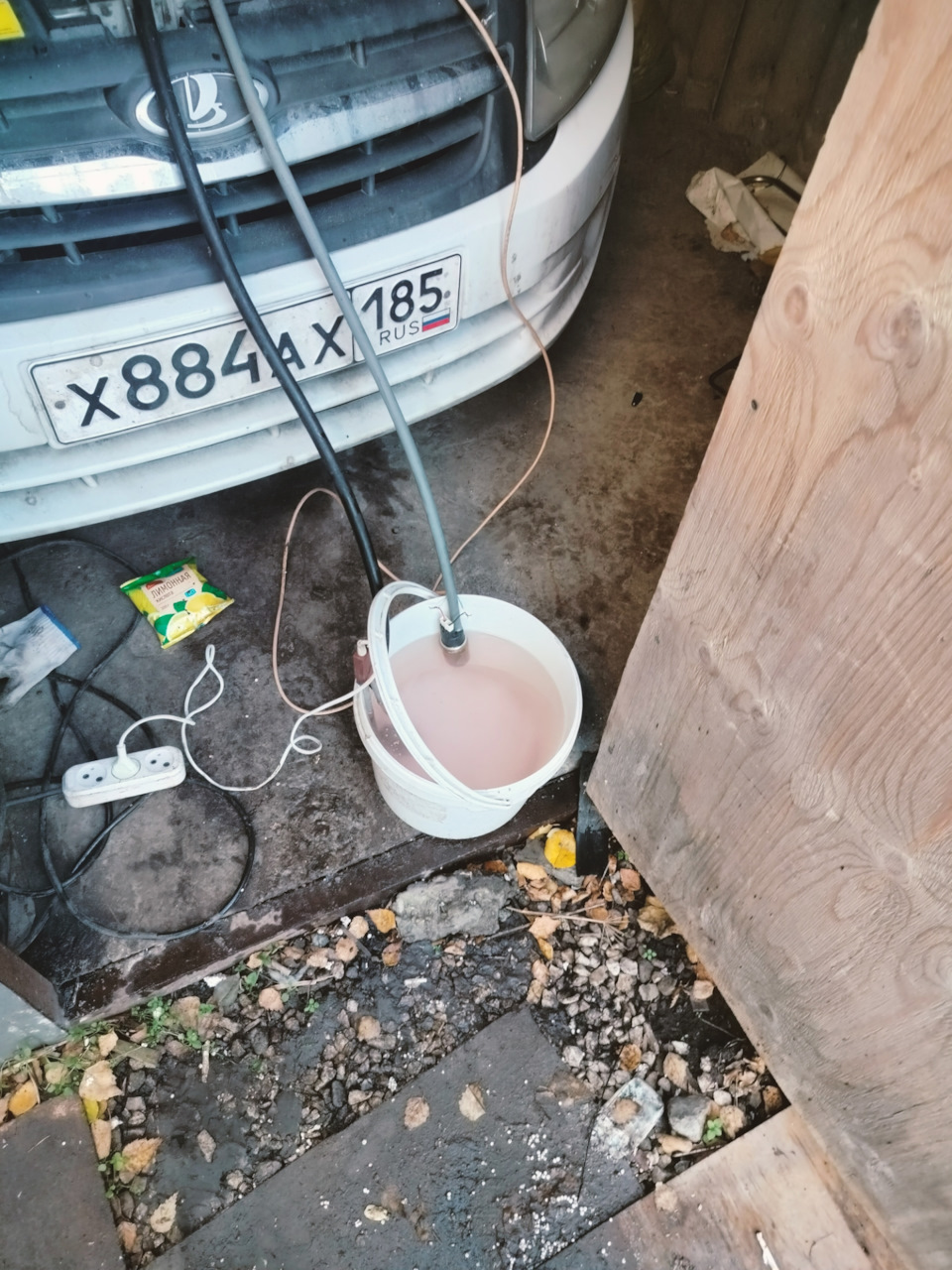 Промывка радиатора печки — Lada Гранта, 1,6 л, 2013 года | своими ...