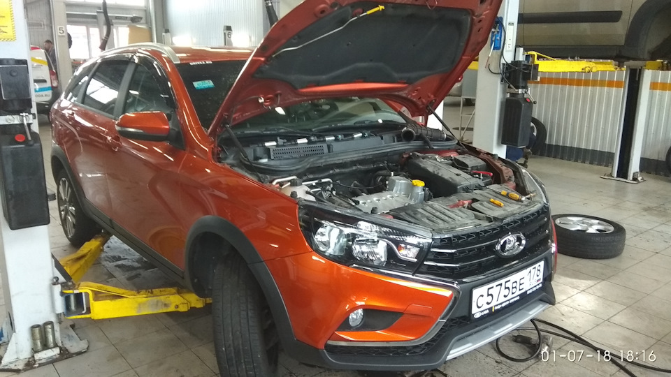 Фото в бортжурнале Lada Vesta SW Cross (1G)