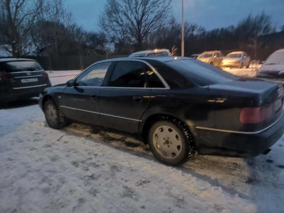 Установил проставки под задние пружины — Audi A8 (D2), 2,8 л, 2001 года ...