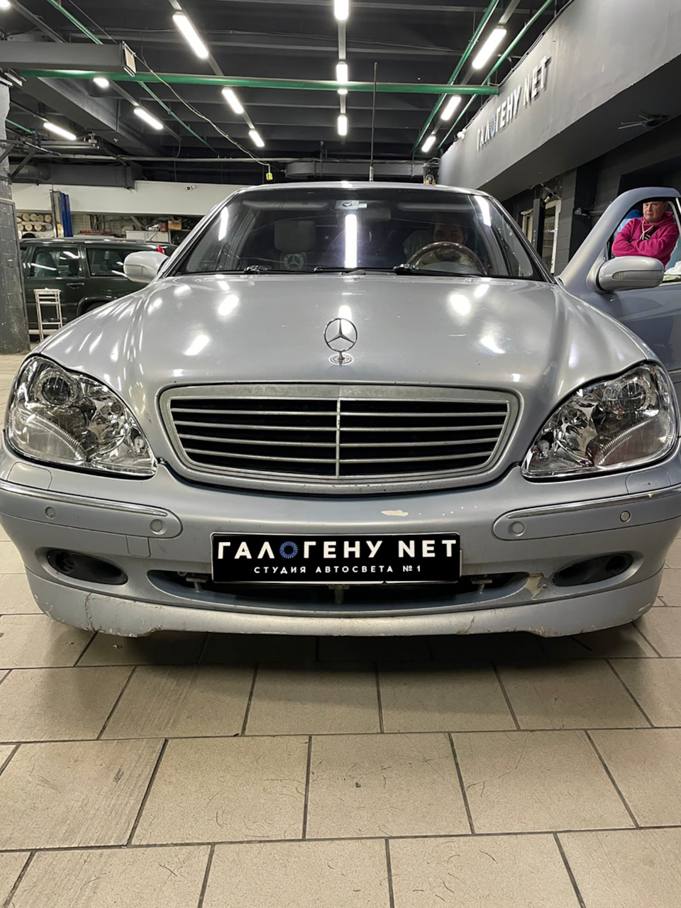 Mercedes W220 — установка линз в отражатель — ГАЛОГЕНУ NET на DRIVE2