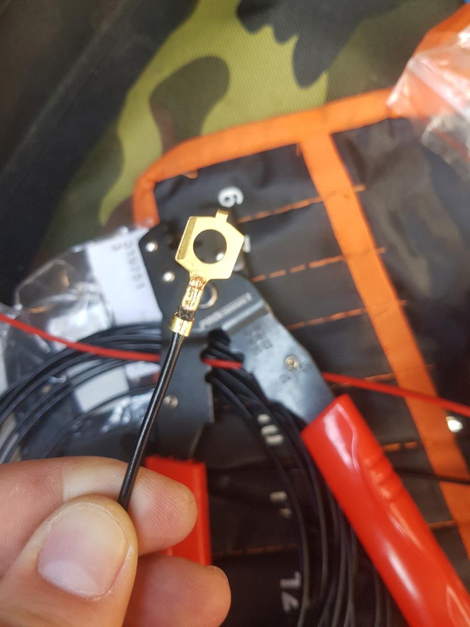 Клема под болт 6мм — Opel Astra H