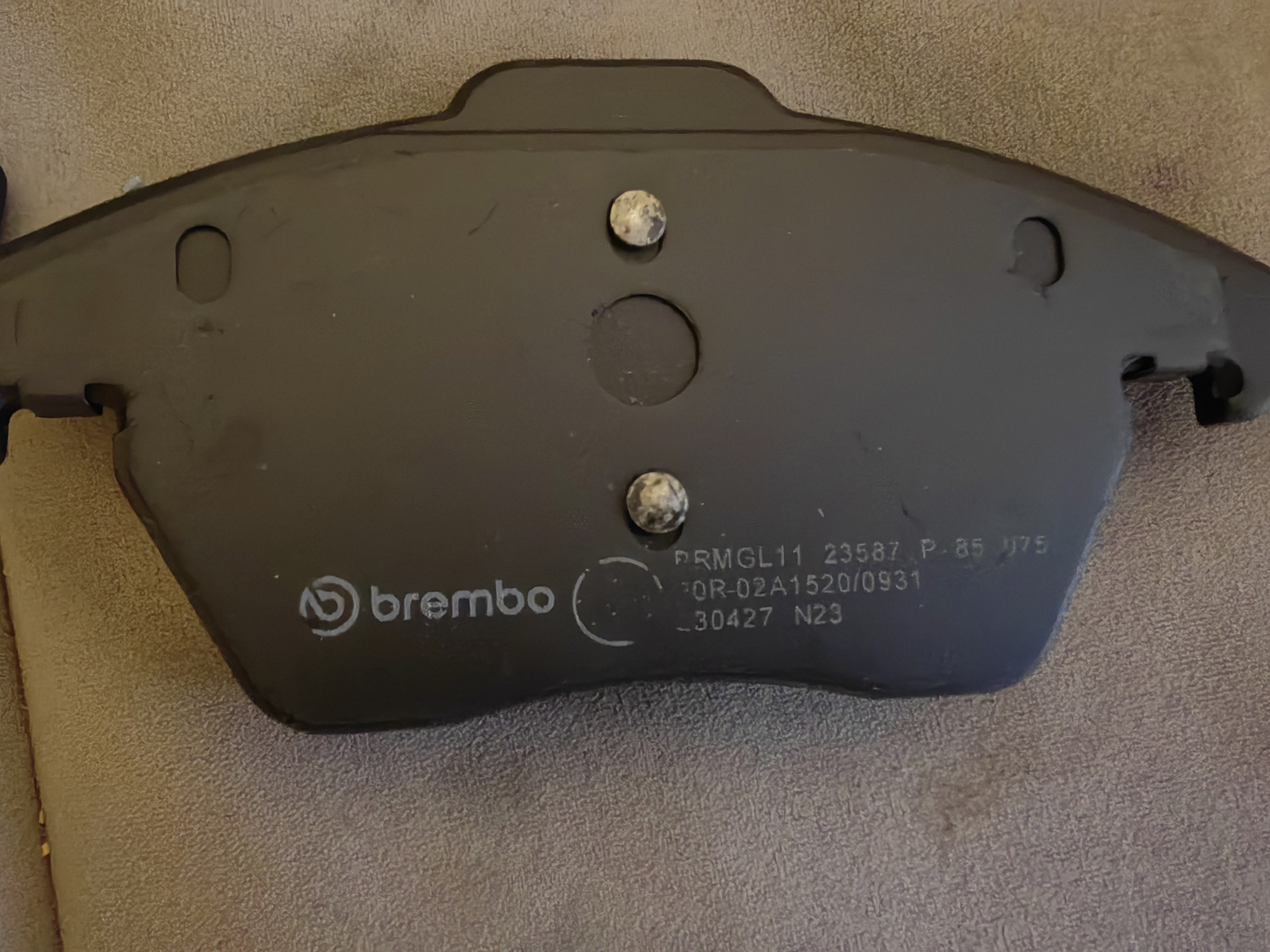 Колодки brembo, подделка или оригинал? — Skoda Rapid (1G), 1,6 л, 2014 ...