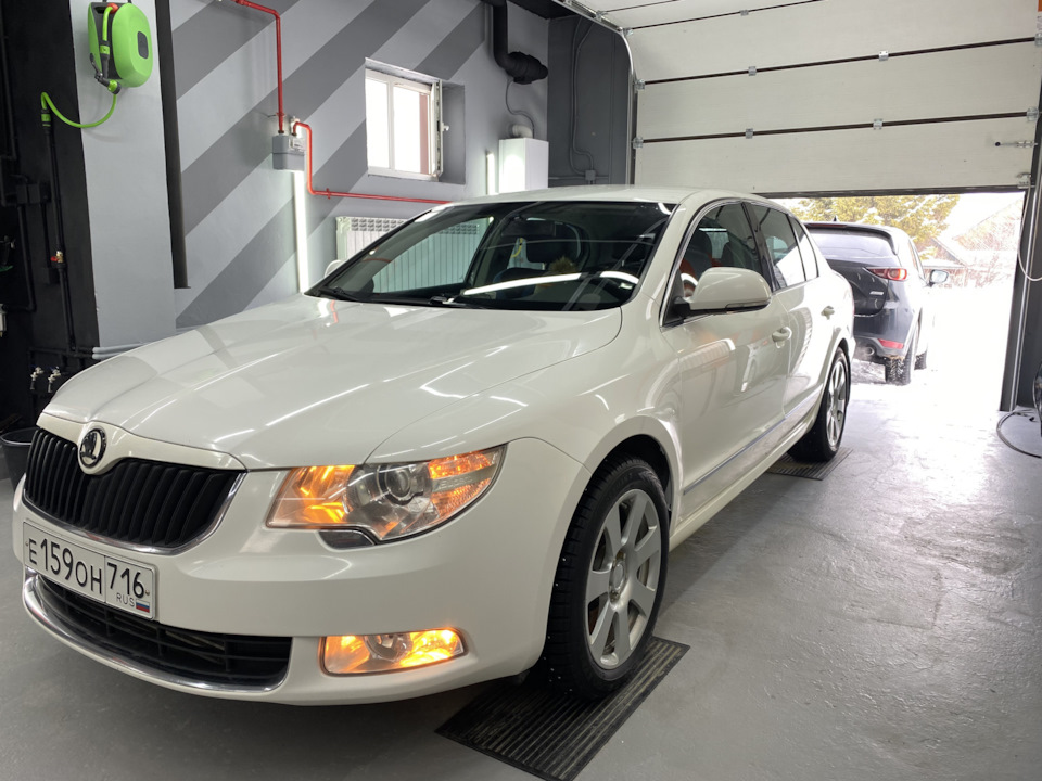 Работа холодного термостата — Skoda Superb Mk2, 1,8 л, 2012 года ...