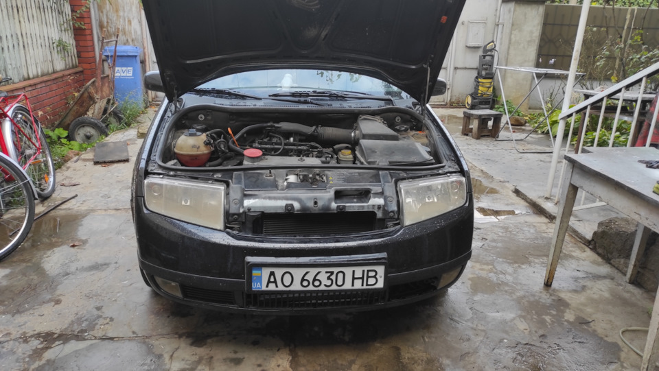 Замена фар Hella на Depo и замена ПТФ - Skoda Fabia Combi Mk1, 1,9 л, 2006 года 